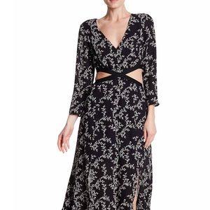 Cut out print maxi dress. FINAL PRICE